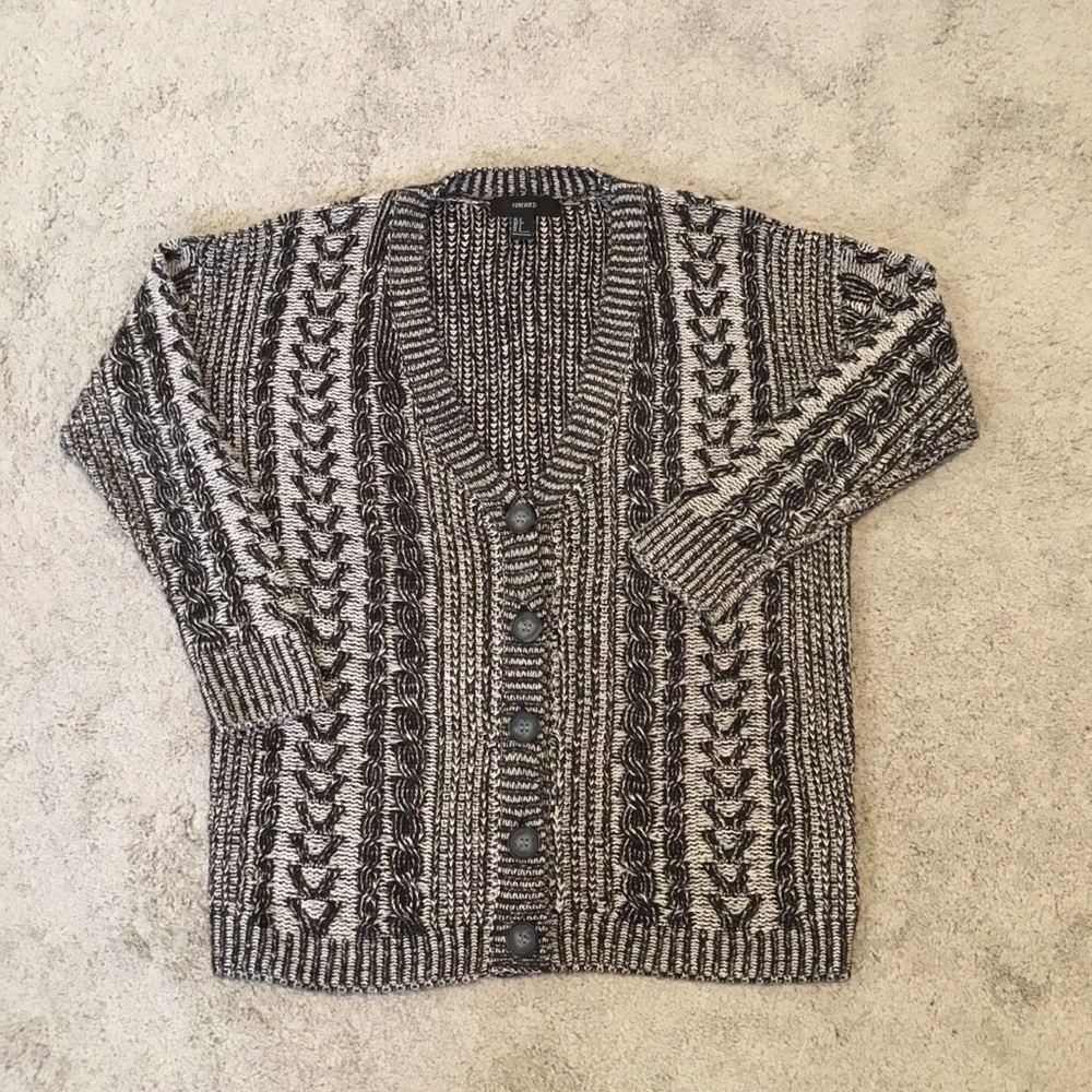 Forever 21 Boyfriend Cardigan sz Small